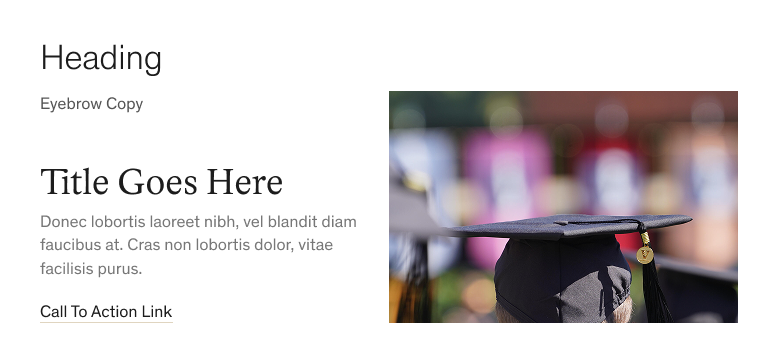 The Featured style of the Story Tease component, visually similar to Standard but with no clear differentiation.